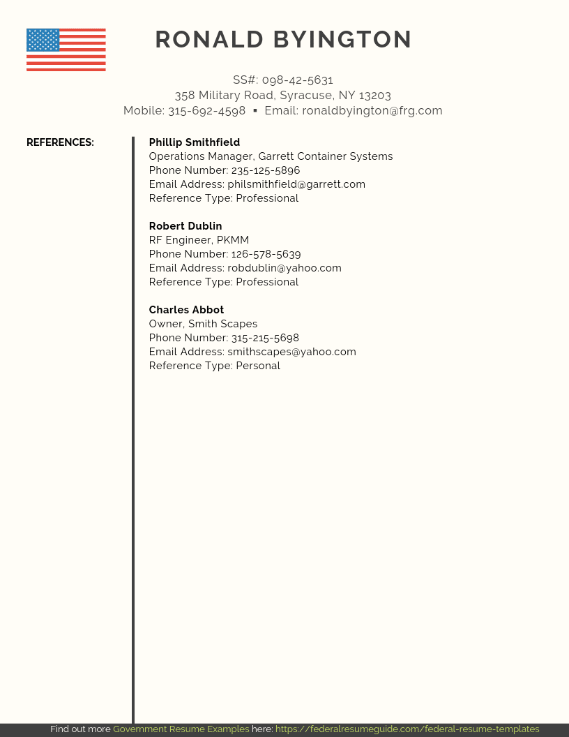 Veteran Federal Resume Samples PDF Word Federal Resume Guide