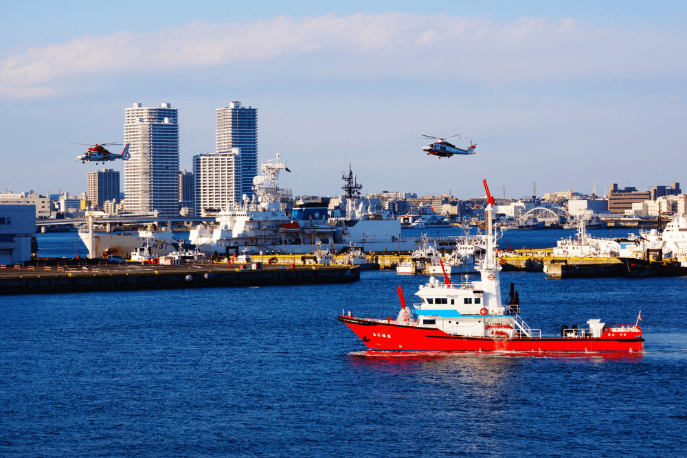 coast guard ships docked